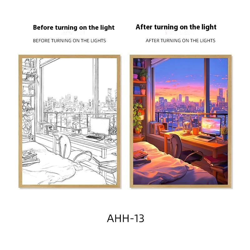 Decorative Painting Night Lamp